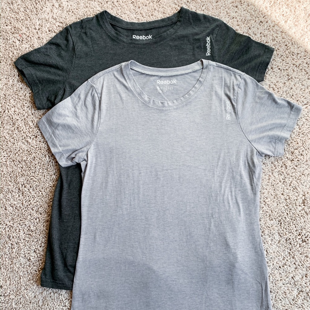 Two Reebok shirts